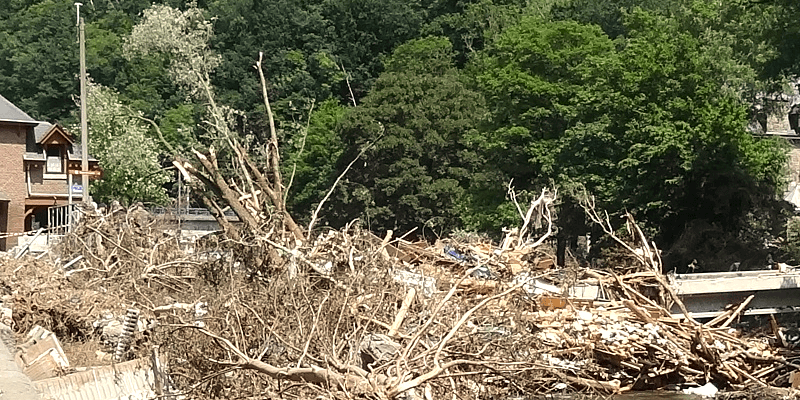 Quick emergency bridge after extreme weather